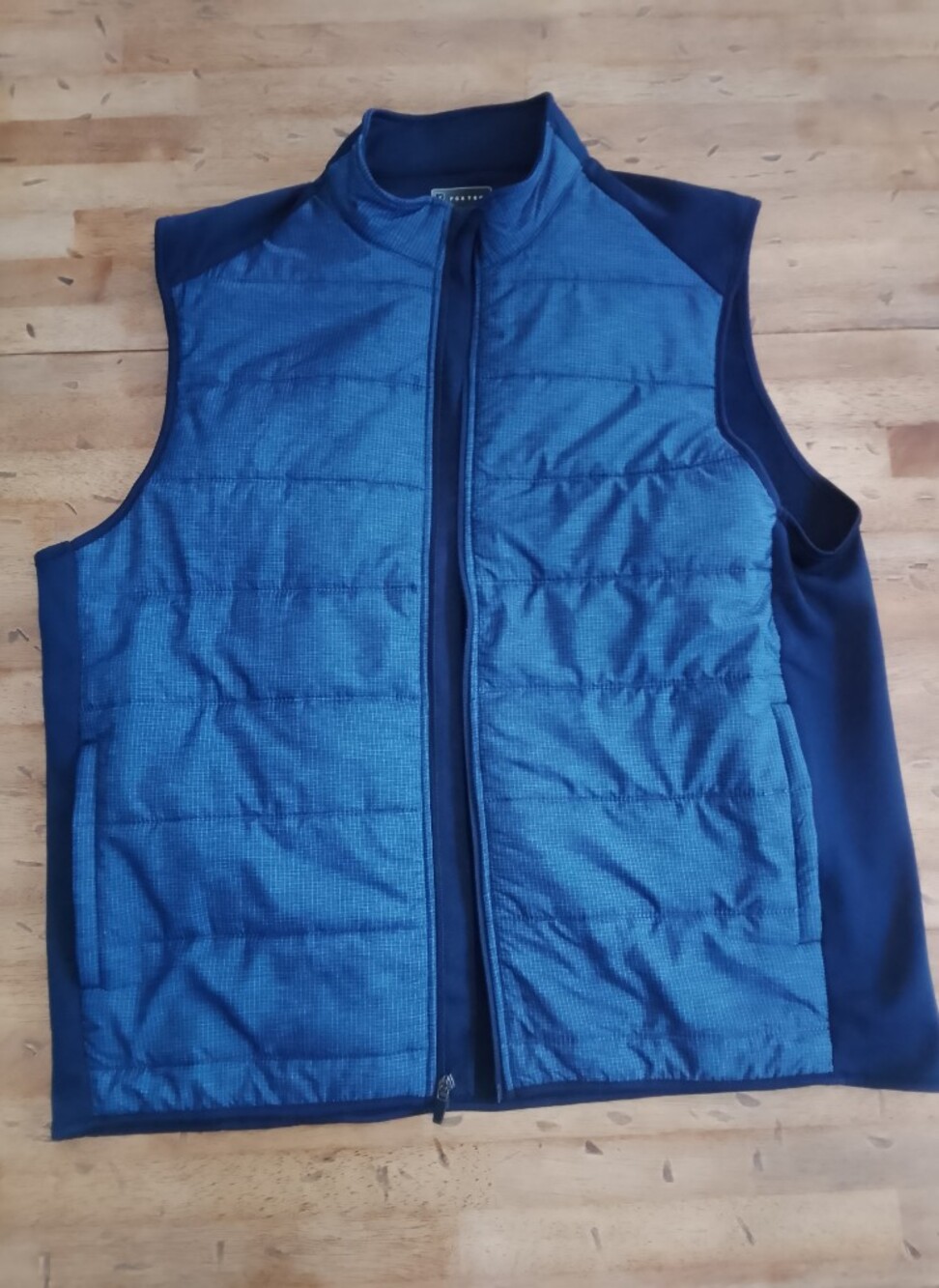 PGA Tour Blue Quilted Men's Vest XL